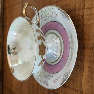 VINTAGE Sterling China footed tea cup & saucer